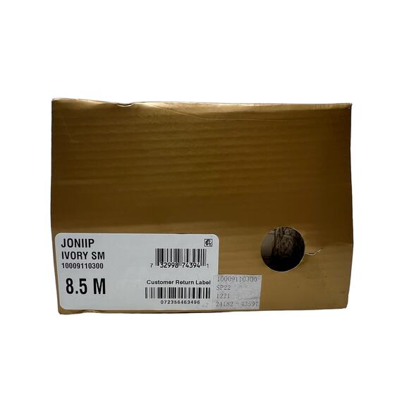 Charter Club Jonip Ivory Laser Cut Faux Leather Espadrilles 8.5 - Picture 3 of 8